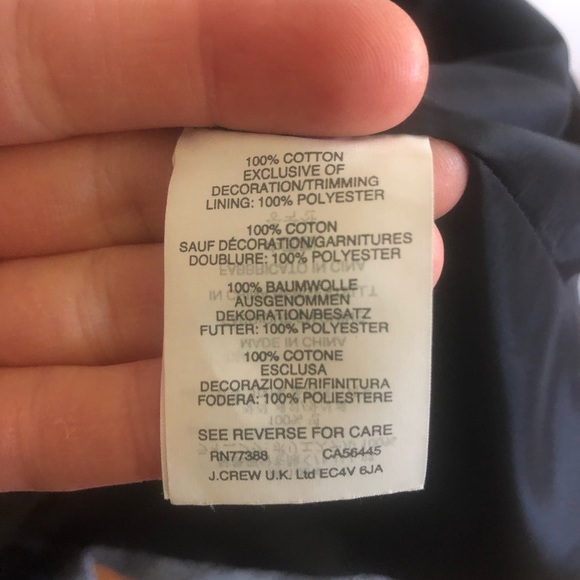 J. Crew Business Work Dress Navy and White Petite 12 - Picture 5 of 10